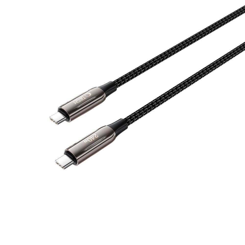 Kabel za prijenos podataka i punjenje USB-C - USB-C Tech-Protect UB10T Ultraboost, 240W, 1m, Crni