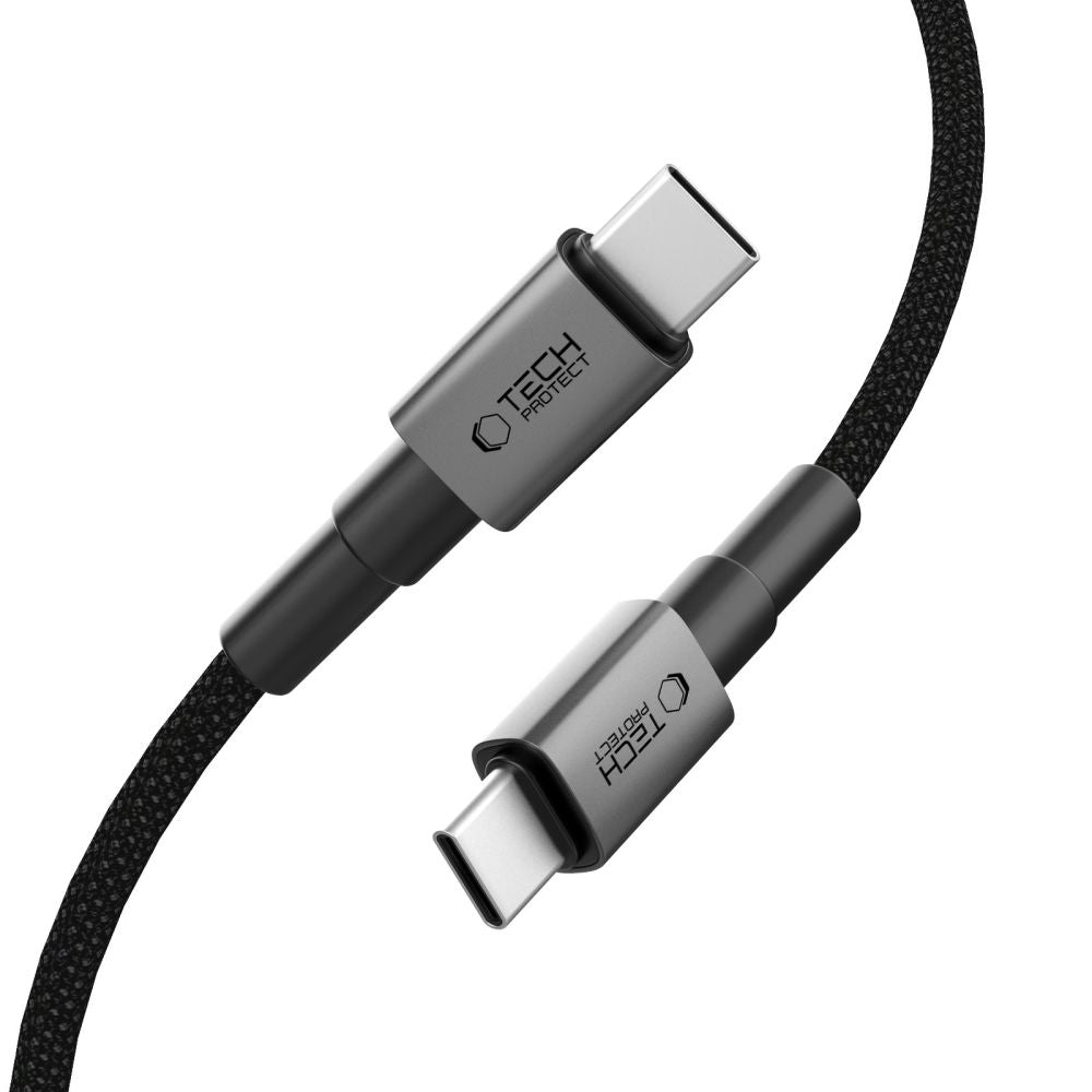 Kabel za podatke i punjenje USB-C - USB-C Tech-Protect Ultraboost DNA, 60W, 0.5m, Sivi