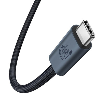 Cablu Date si Incarcare USB-C - USB-C Baseus Flash Series II, 240W, 1.8m, Negru P10311803112-00