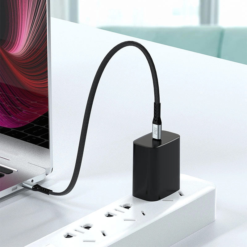 Kabel za podatke i punjenje USB-C - USB-C Dudao L10C, 100W, 0.23m, Crni
