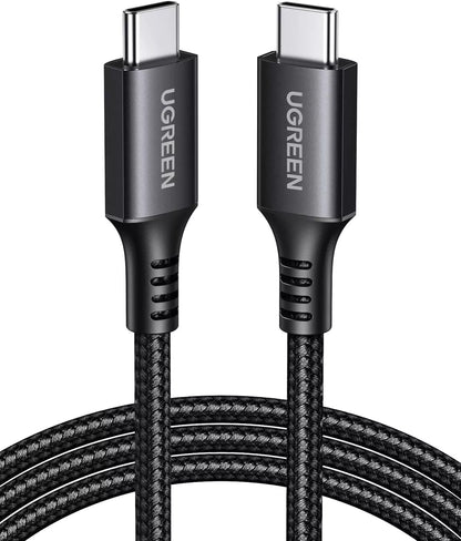 Kabel za Prijenos Podataka i Punjenje USB-C - USB-C UGREEN US567, 60W, 2m, Sivi