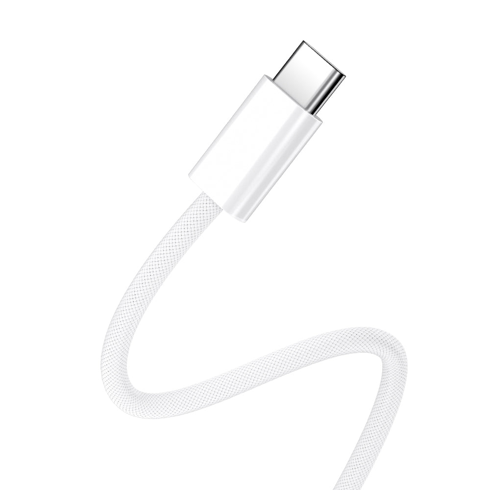Kabel za podatke i punjenje USB-C - USB-C BWOO BO-X284, 60W, 1m, Bijeli