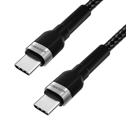 Kabel za podatke i punjenje USB-C - USB-C WZK WNBCC2, 65W, 2m, Crni