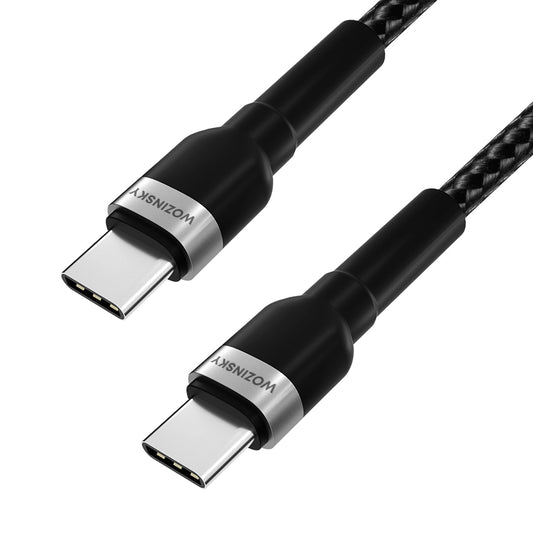 Kabel za podatke i punjenje USB-C - USB-C WZK WNBCC2, 65W, 2m, Crni
