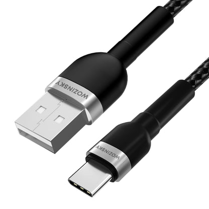 Kabel za podatke i punjenje USB-A - USB-C WZK WNBAC1, 20W, 1m, Crni