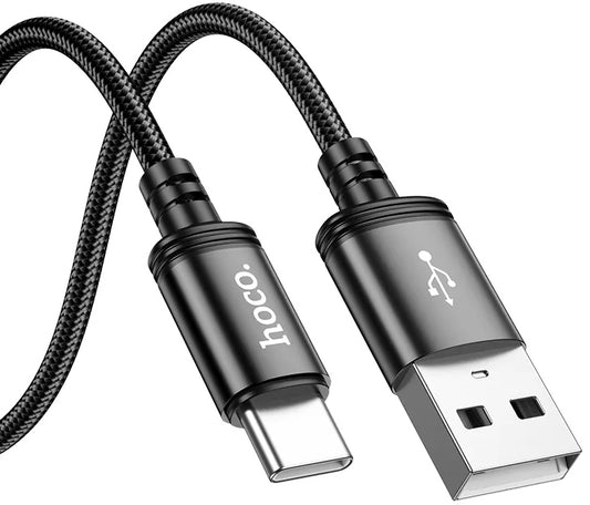 Kabel za podatke i punjenje USB-A - USB-C HOCO X89, 18W, 2m, Crni