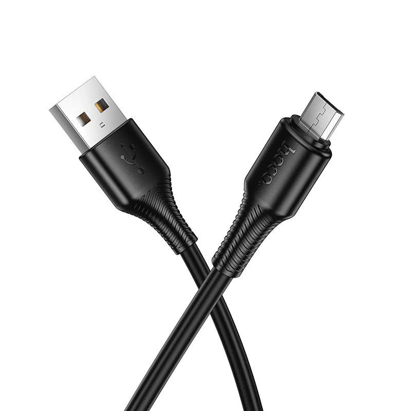 Kabel za podatke i punjenje USB-A - microUSB HOCO X120, 18W, 1m, Crni