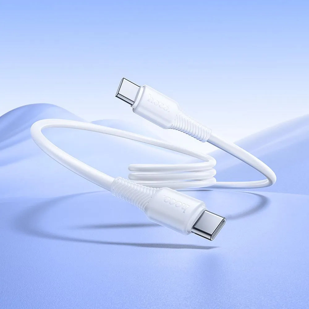Kabel za podatke i punjenje USB-C - USB-C HOCO X120, 60W, 1m, Bijeli