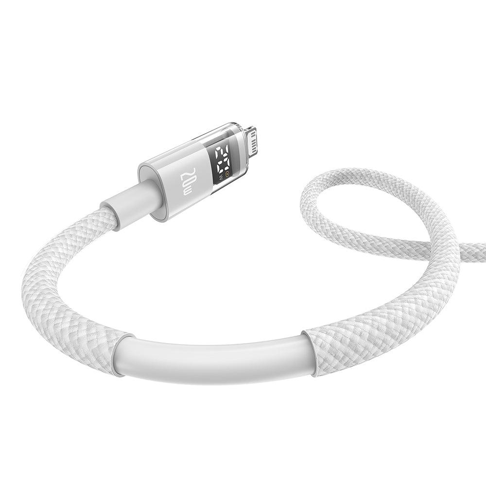 Kabel za podatke i punjenje USB-C - Lightning Baseus Display 2, 20W, 1m, Bijeli P10382703211-00