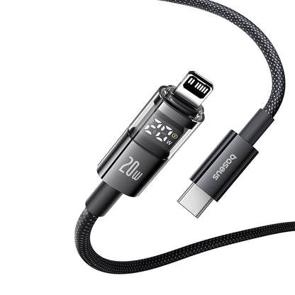 Kabel za podatke i punjenje USB-C - Lightning Baseus Display 2, 20W, 1m, Crni P10382703121-00