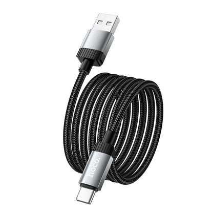 Kabel za podatke i punjenje USB-A - USB-C HOCO X117, 60W, 1m, Crni