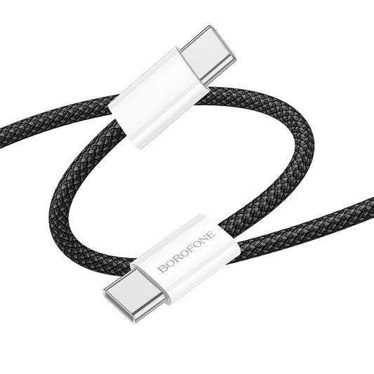Kabel za podatke i punjenje USB-C - USB-C Borofone BX103 Original, 60W, 1m, Crni