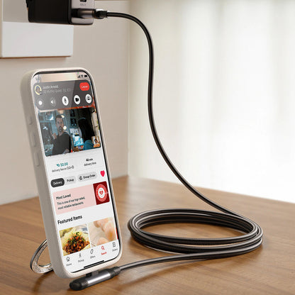 Kabel za prijenos podataka i punjenje USB-A - USB-C Joyroom S-A56 EnjoyX Angled, 20W, 1.2m, Crni