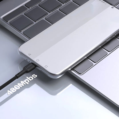 Kabel za podatke i punjenje USB-A - USB-C Dudao L9T, 100W, 1m, Crni