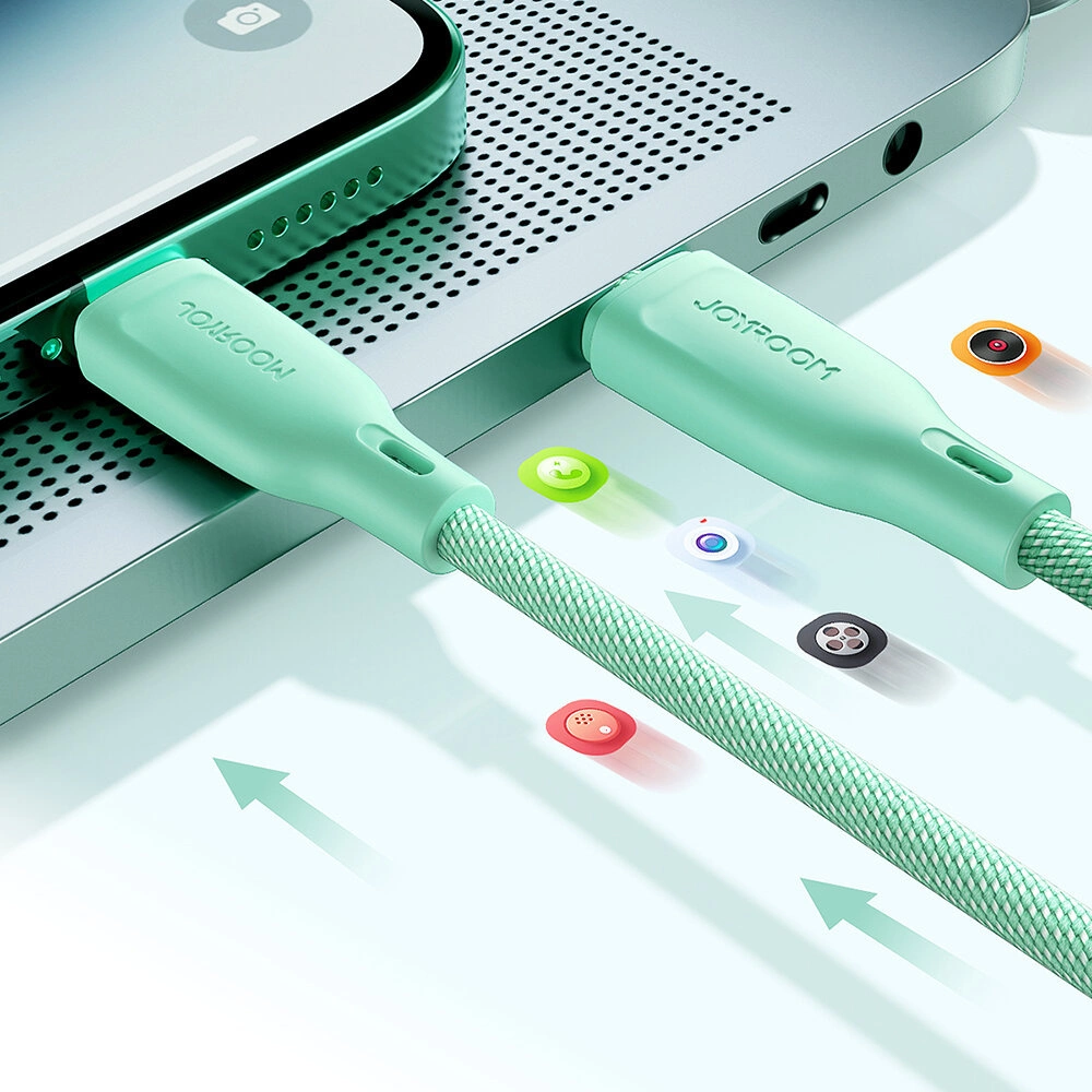 Kabel za podatke i punjenje USB-C - USB-C Joyroom S-A34, 60W, 1m, Roza