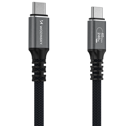 Kabel za prijenos podataka i punjenje USB-C - USB-C WZK WPS-UY42S, 240W, 2m, Crni