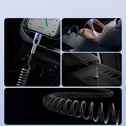 Kabel za podatke i punjenje USB-C - Lightning Joyroom S-A43 Crystal, 30W, 1.5m, Crni