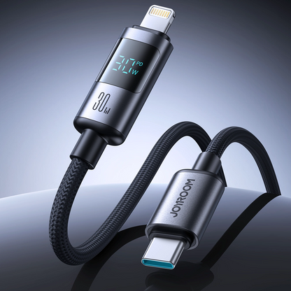 Kabel za podatke i punjenje USB-C - Lightning Joyroom S-A16 Pro Prism Display, 30W, 1.2m, Crni