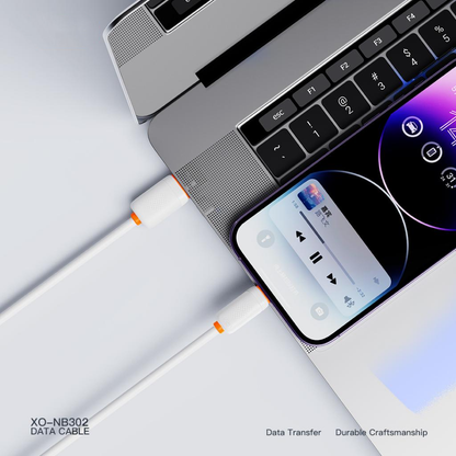 Kabel za podatke i punjenje USB-A - Lightning XO Design NB302, 18W, 1m, Bijeli