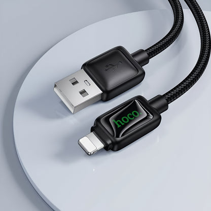 Kabel za podatke i punjenje USB-A - Lightning HOCO U146, 12W, 1.2m, Crni