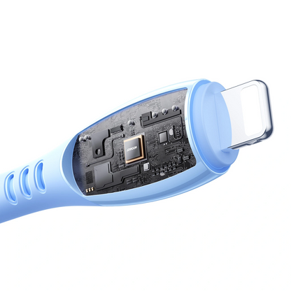 Kabel za podatke i punjenje USB-C - Lightning Joyroom S-A59 Vibrant, 30W, 1.2m, Plavi