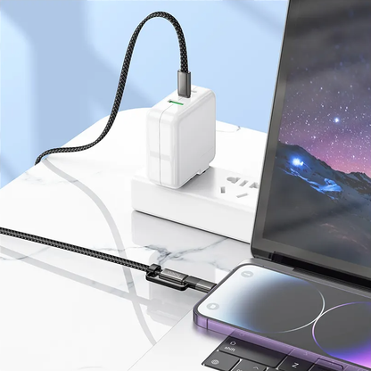 Kabel za prijenos podataka i punjenje USB-C - Lightning / USB-C HOCO X125, 60W, 1m, Crna
