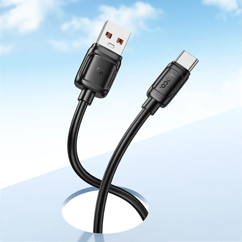 Kabel za prijenos podataka i punjenje USB-A - USB-C HOCO X115, 100W, 1m, Crni