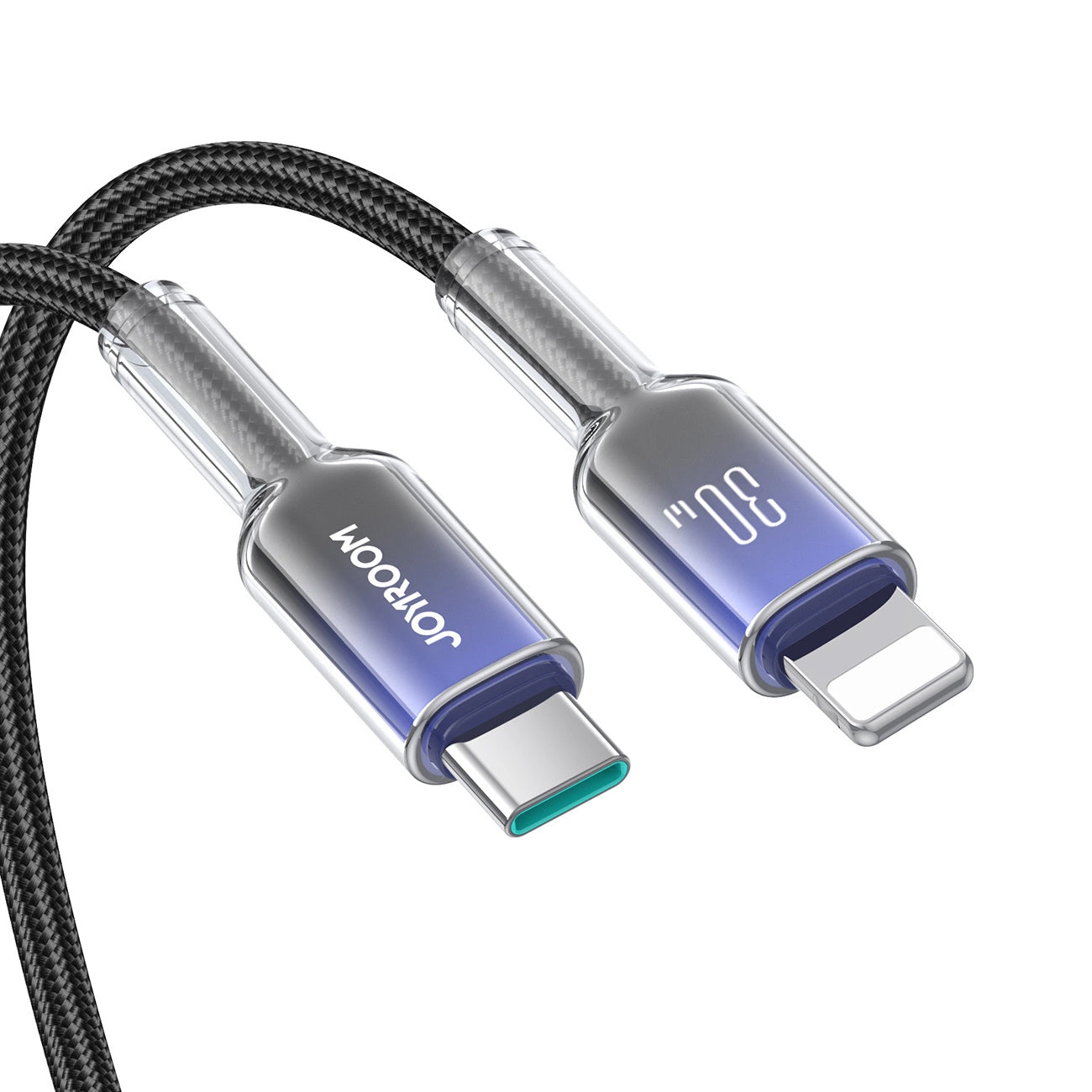 USB-C kabel za prijenos podataka i punjenje - Lightning Joyroom S-A42, 30W, 1.2m, Crna