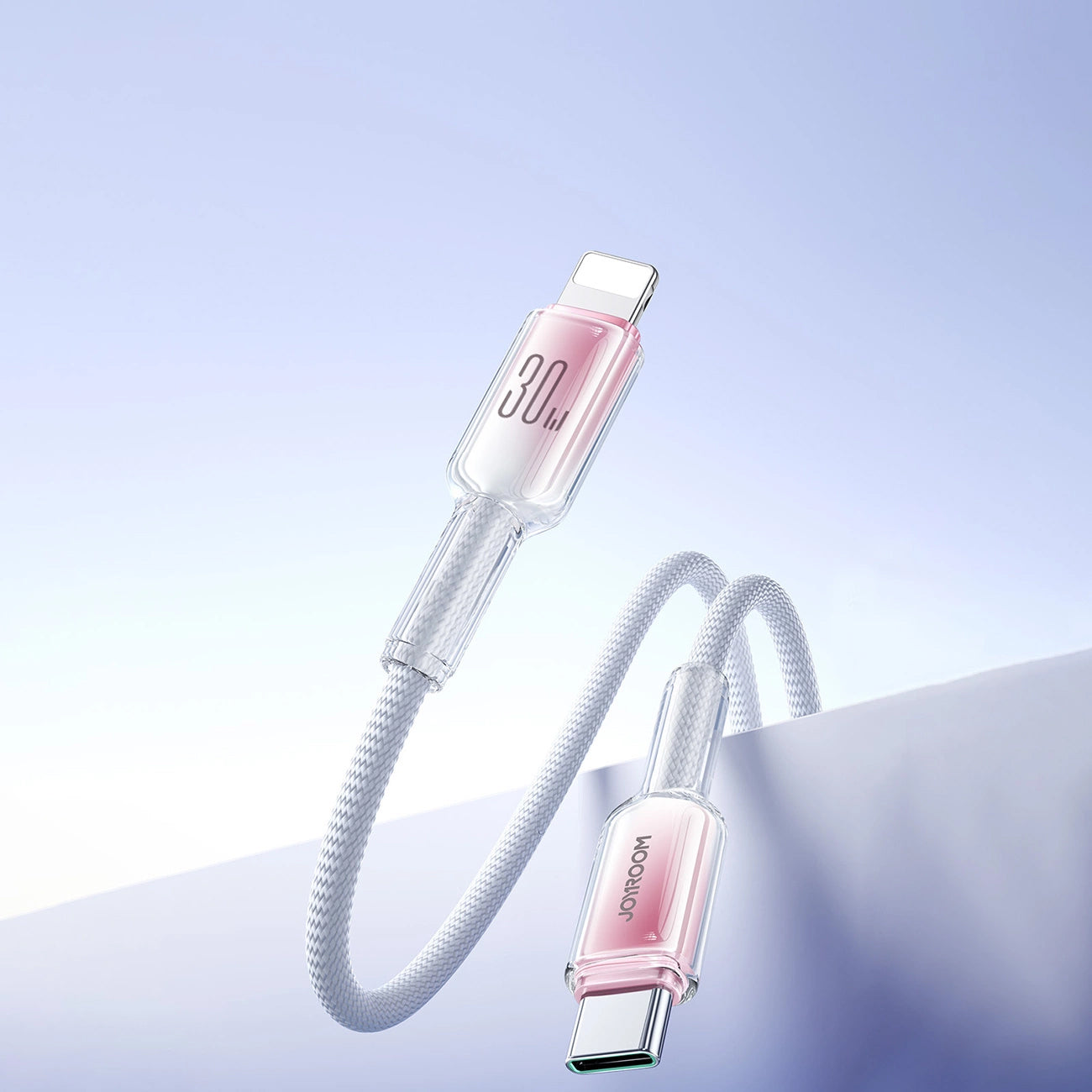 USB-C kabel za prijenos podataka i punjenje - Lightning Joyroom S-A42, 30W, 1.2m, Bijela