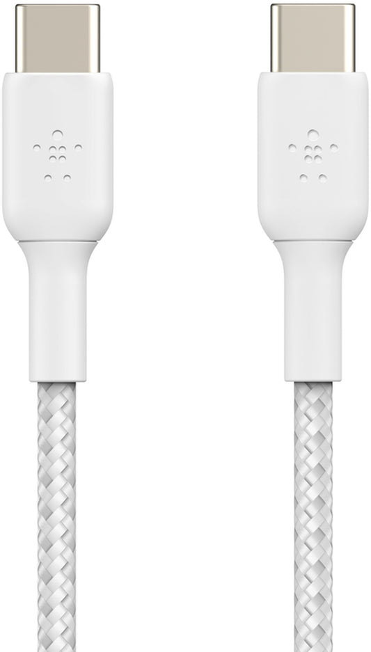 USB-C - USB-C kabel za prijenos podataka i punjenje Belkin BoostCharge Pro, 60W, 2m, Bijela CAB004bt2MWH