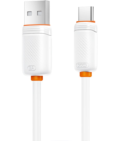 Kabel za prijenos podataka i punjenje USB-A - USB-C XO Design NB302, 18W, 1m, Bijeli