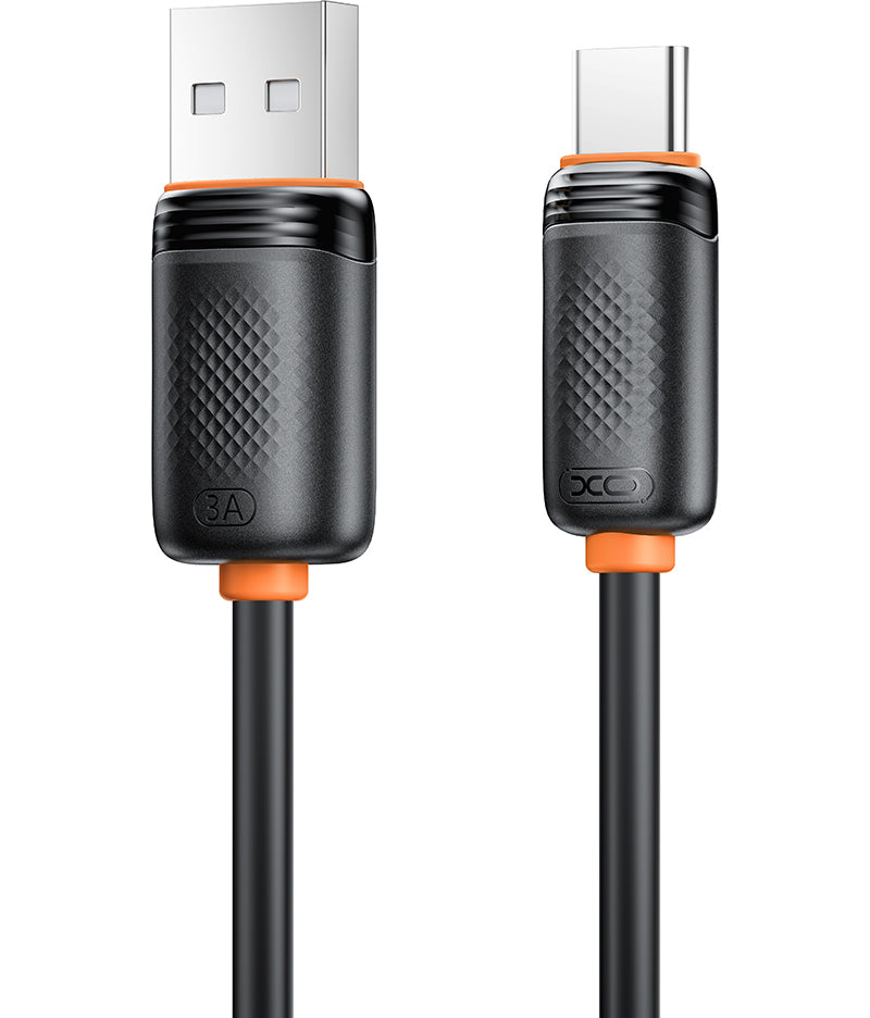 Kabel za prijenos podataka i punjenje USB-A - USB-C XO Design NB302, 18W, 1m, Crni