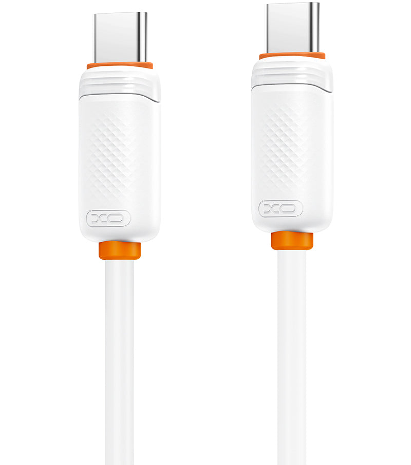 USB-C - USB-C kabel za prijenos podataka i punjenje XO Design NB-Q302B, 60W, 1m, Bijela