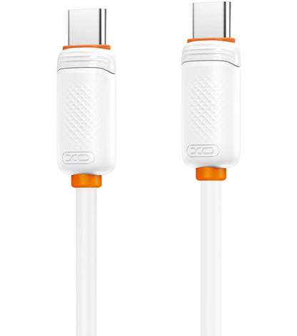 USB-C - USB-C kabel za prijenos podataka i punjenje XO Design NB-Q302B, 60W, 1m, Bijela
