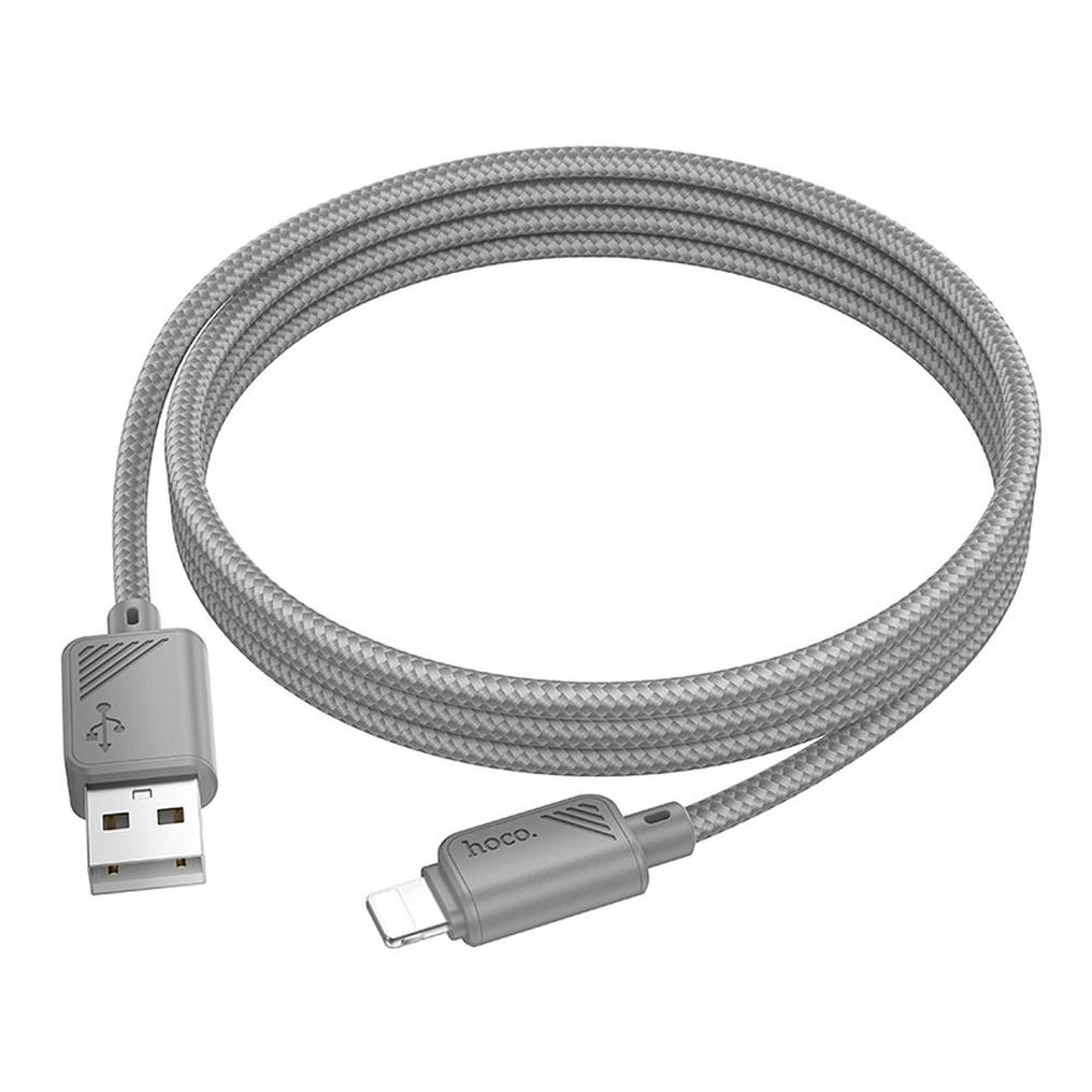 USB-A kabel za prijenos podataka i punjenje - Lightning HOCO X113, 18W, 1m, Siva