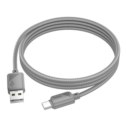Kabel za prijenos podataka i punjenje USB-A - USB-C HOCO X113, 18W, 1m, Siva