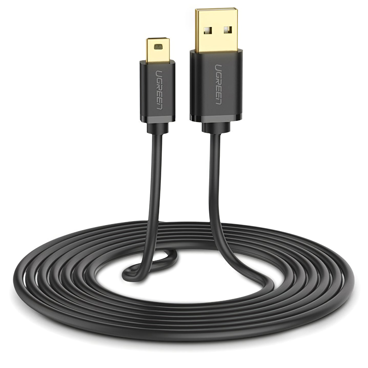 Kabel za podatke i punjenje USB-A - miniUSB UGREEN US132, 2m, Crni