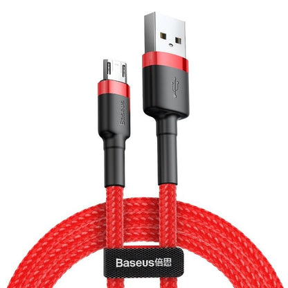 Kabel za Prijenos Podataka i Punjenje USB-A - microUSB Baseus Cafule, 18W, 1m, Crveni CAMKLF-B09