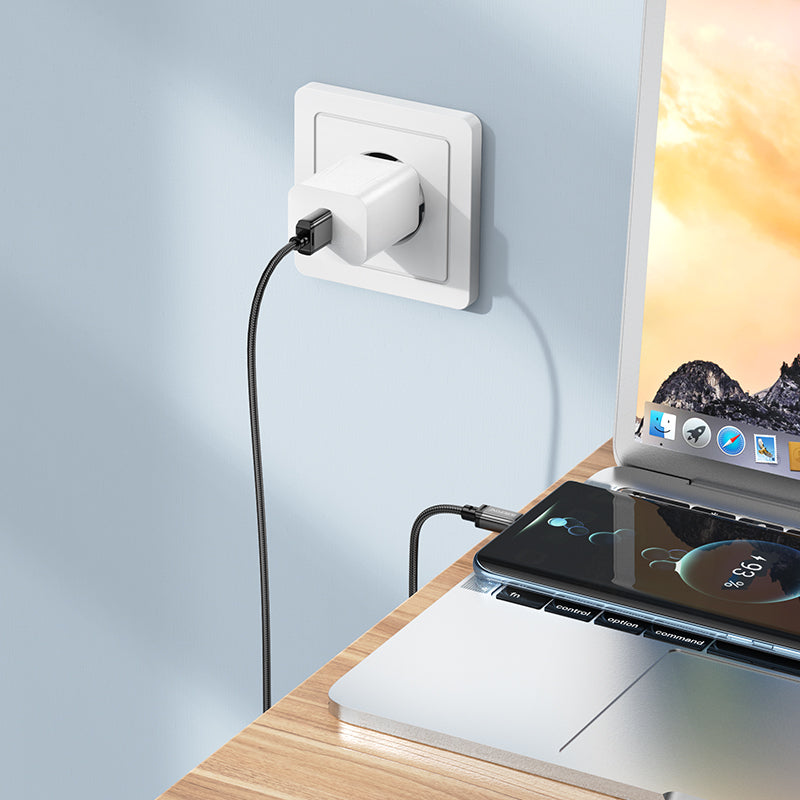 Kabel za Prijenos Podataka i Punjenje USB-A - USB-C Borofone BX87 Sharp, 60W, 1m, Crni