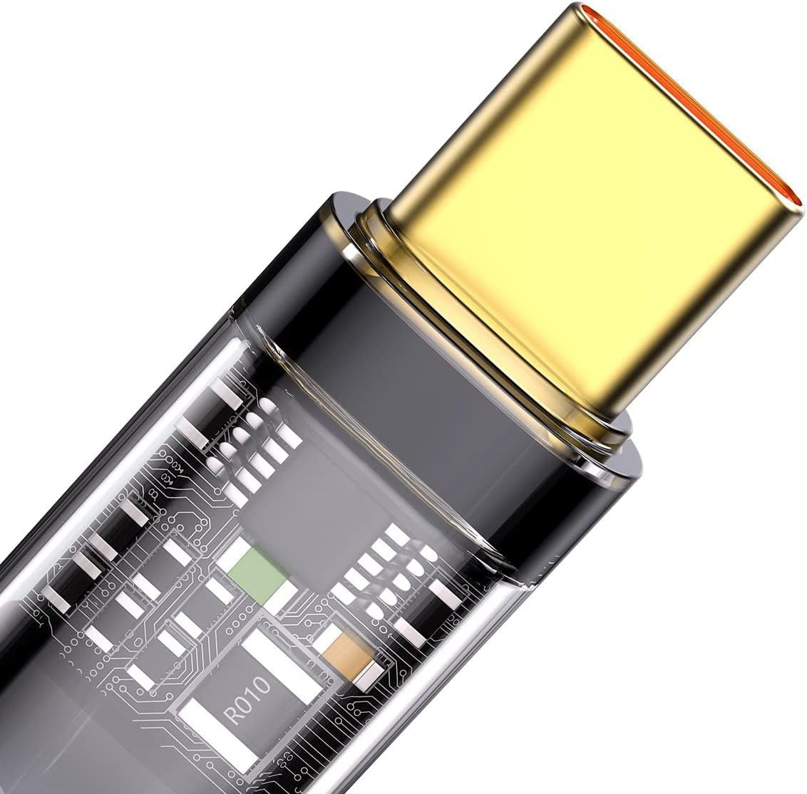 Kabel za Prijenos Podataka i Punjenje USB-A - USB-C Baseus Explorer, 100W, 1m, Crni CATS000201
