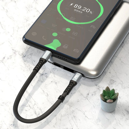 Kabel za podatke i punjenje USB-C - USB-C Dudao L10C, 100W, 0.23m, Crni