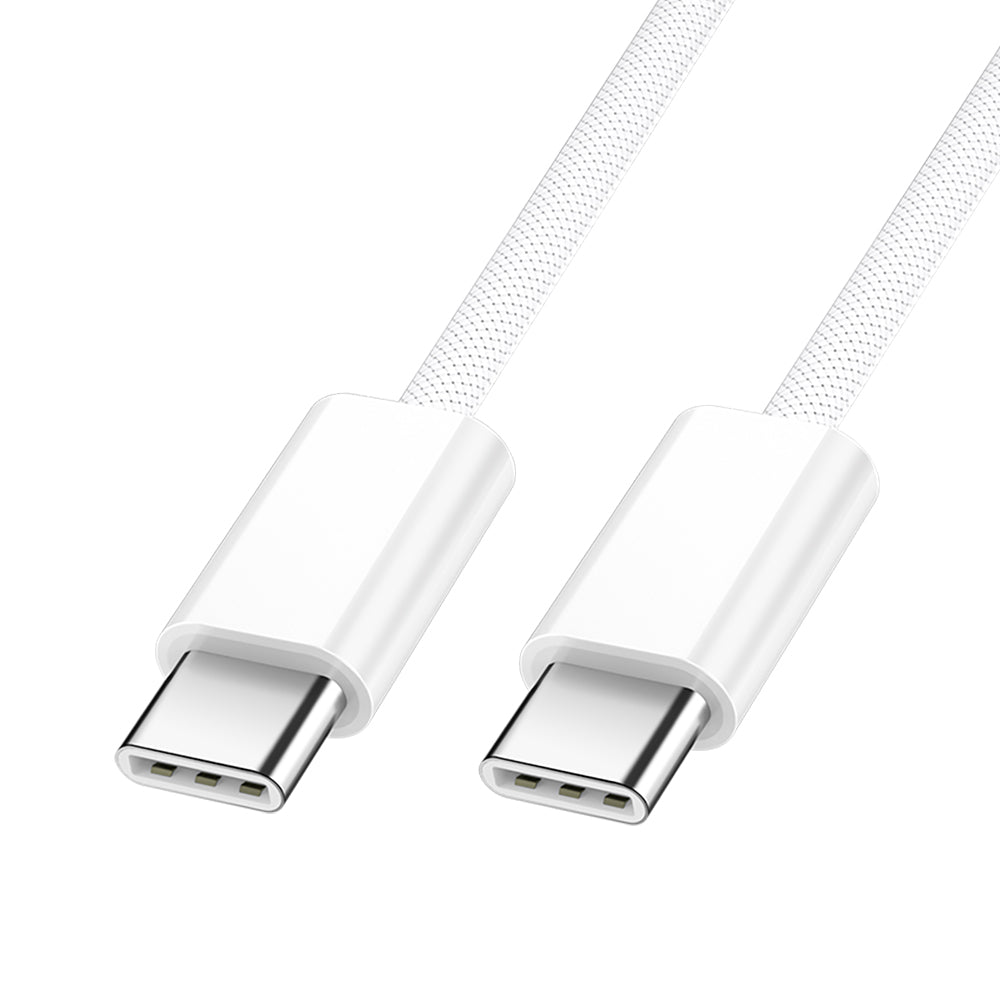 Kabel za podatke i punjenje USB-C - USB-C BWOO BO-X284, 60W, 1m, Bijeli