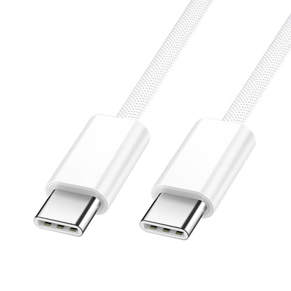 Kabel za podatke i punjenje USB-C - USB-C BWOO BO-X284, 60W, 1m, Bijeli