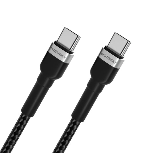 Kabel za podatke i punjenje USB-C - USB-C WZK WNBCC2, 65W, 2m, Crni