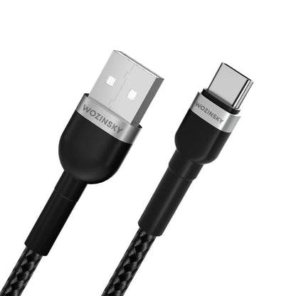 Kabel za podatke i punjenje USB-A - USB-C WZK WNBAC1, 20W, 1m, Crni