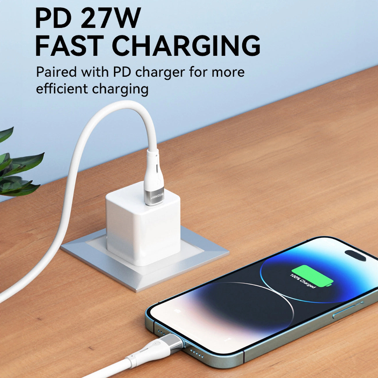 Kabel za podatke i punjenje USB-C - Lightning WZK WSTCL1, 27W, 1m, Bijeli