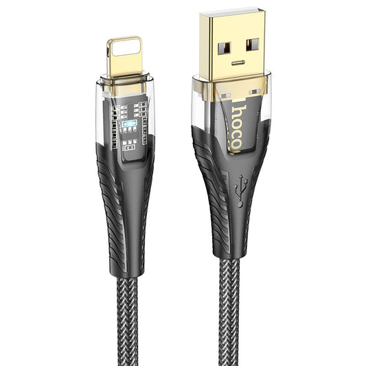 Kabel za podatke i punjenje USB-A - Lightning HOCO U121, 18W, 1.2m, Crni
