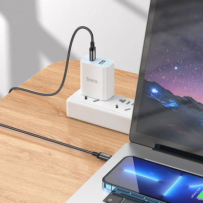 Kabel za podatke i punjenje USB-C - USB-C HOCO X89, 60W, 2m, Crni