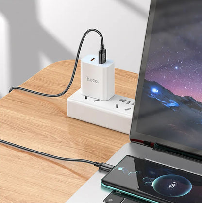 Kabel za podatke i punjenje USB-A - USB-C HOCO X89, 18W, 2m, Crni