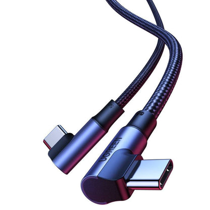 Kabel za podatke i punjenje USB-C - USB-C UGREEN US335 Angled, 100W, 2m, Crni